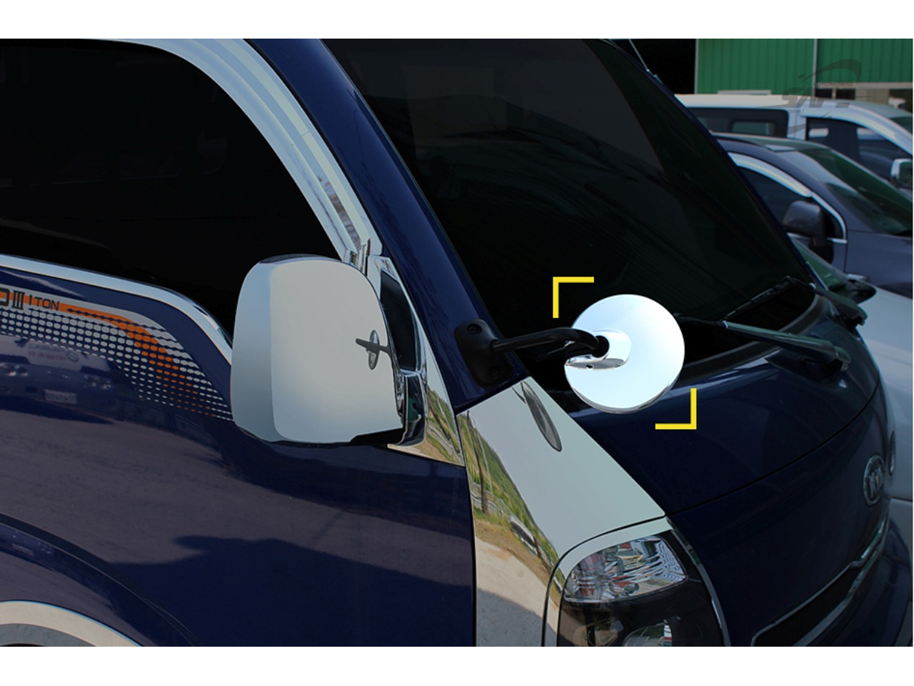 ESPEJO CHICO  CROMADO PORTER II 