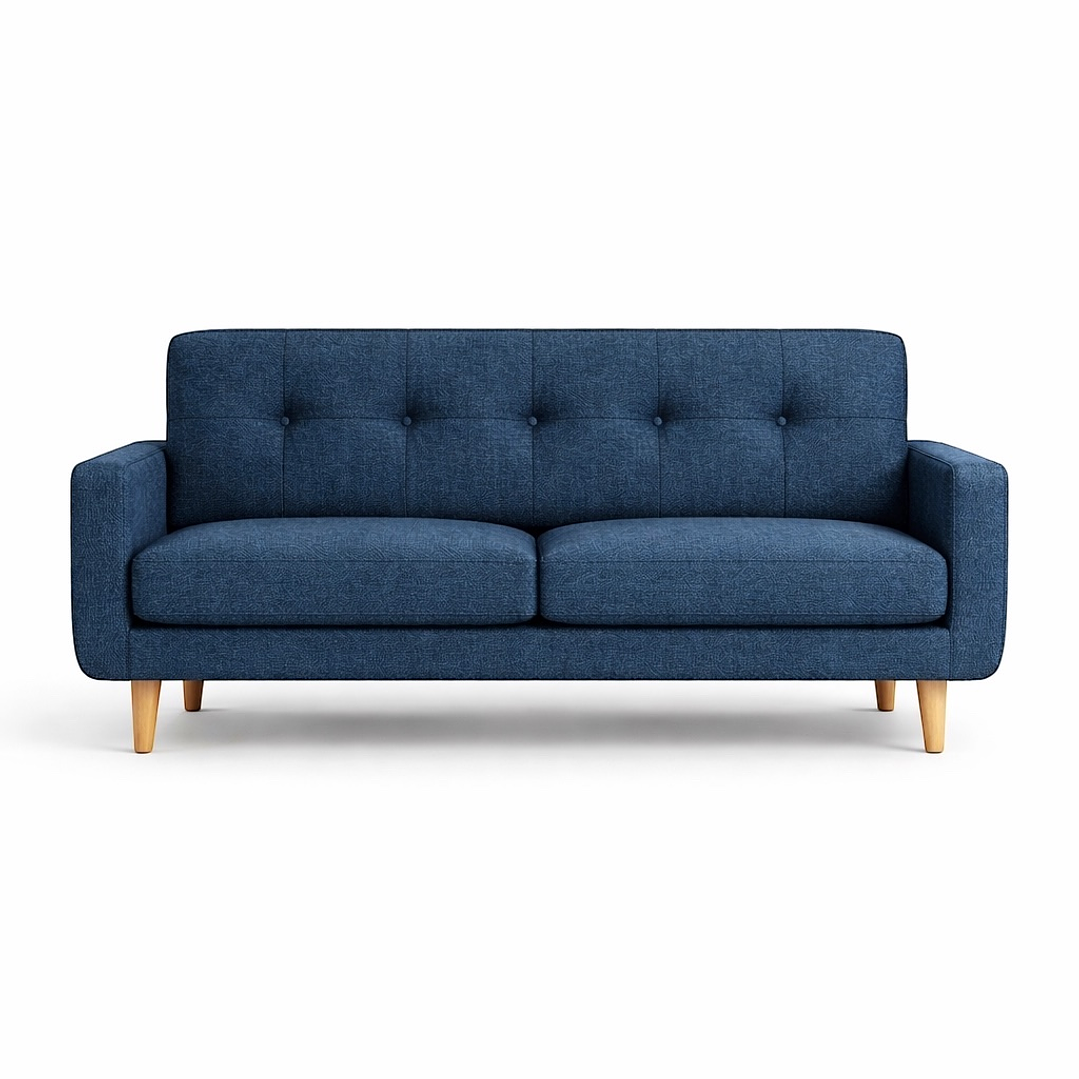 Sofá Valencia 170 cm Azul (Lino Hidrorepelente) 1