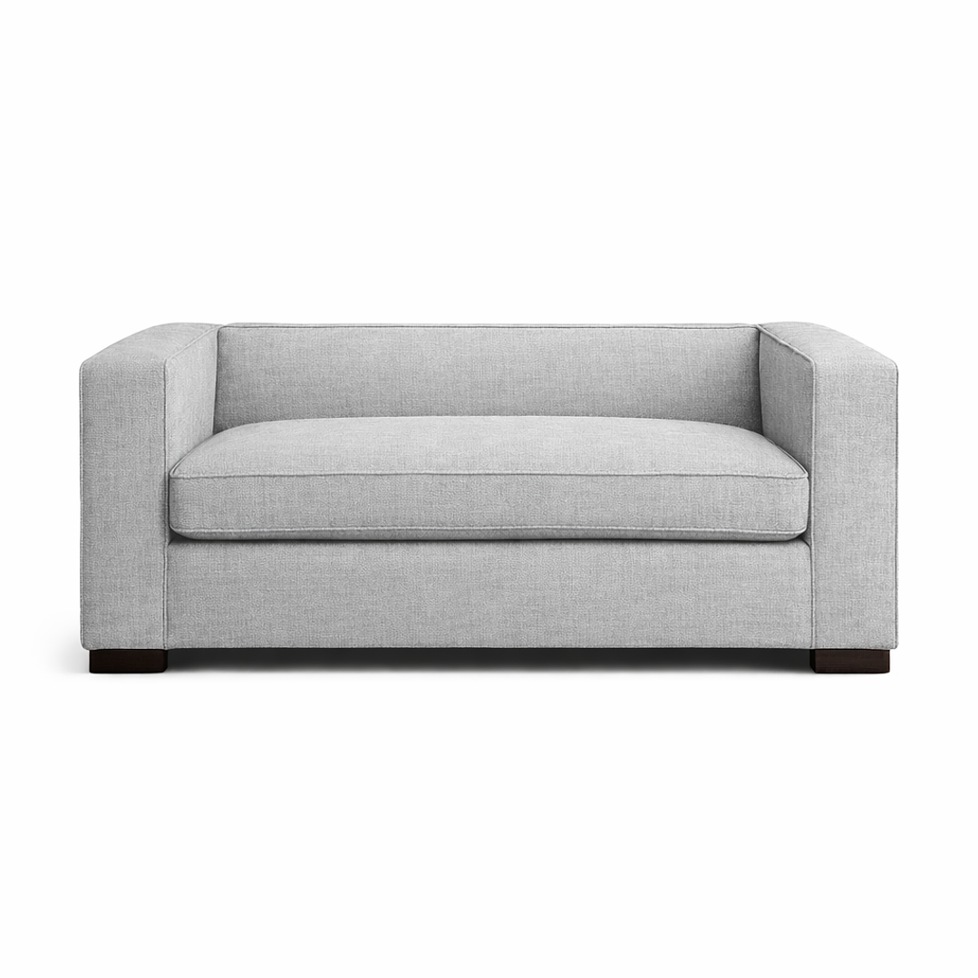 Sofá Cama Mendoza Mini -  Gris claro (Lino Hidrorepelente) 1