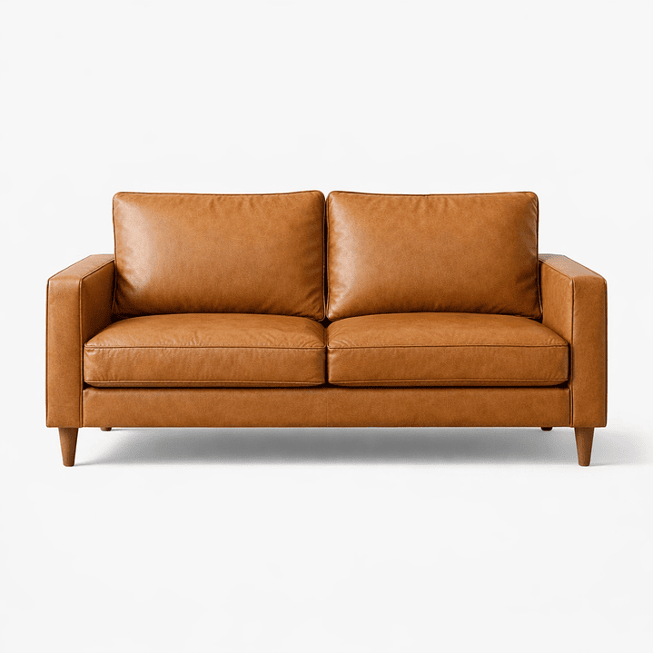 Sofá Chillan 155 cm - 30% cuero natural 1