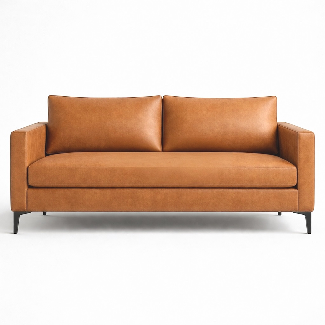 Sofá Osorno 165 cm - 30% cuero natural 1