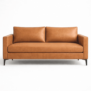 Sofá Osorno 165 cm - 30% cuero natural