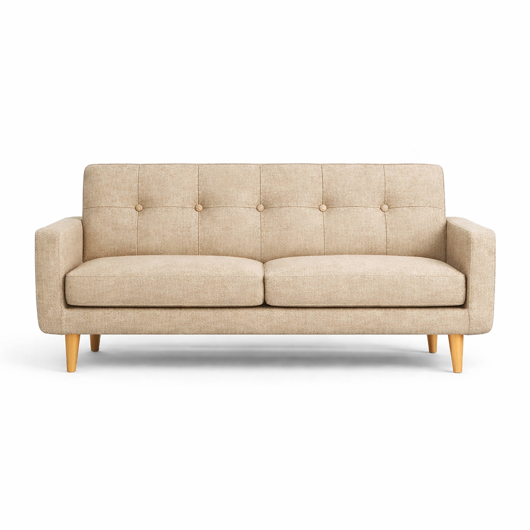 Sofá Valencia 160 cm - Beige (Lino Hidrorepelente) 1