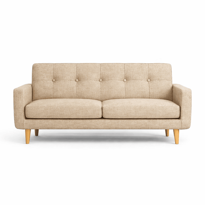 Sofá Valencia 160 cm - Beige (Lino Hidrorepelente) 1