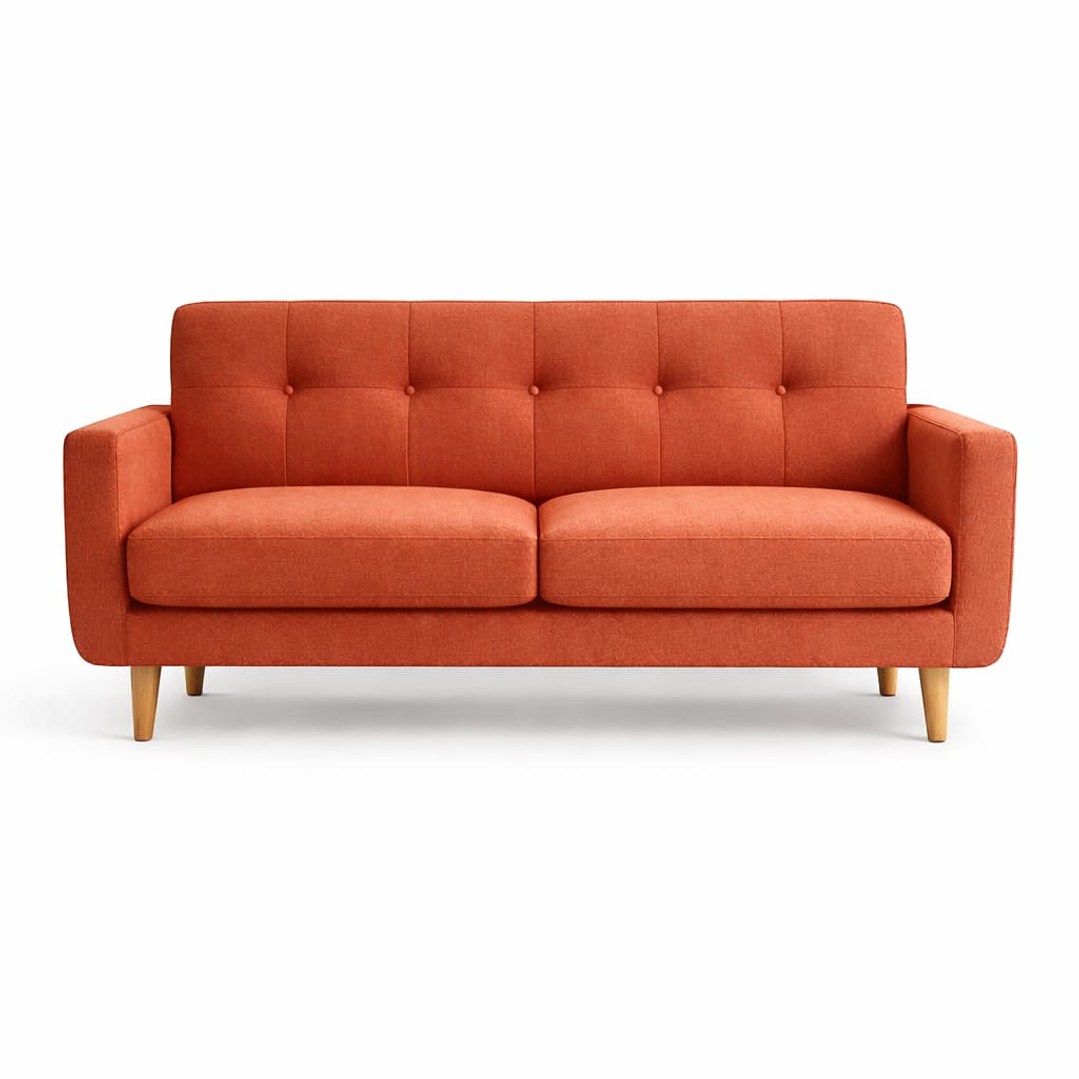 Valencia 170 cm - Terracota - Felpa  1