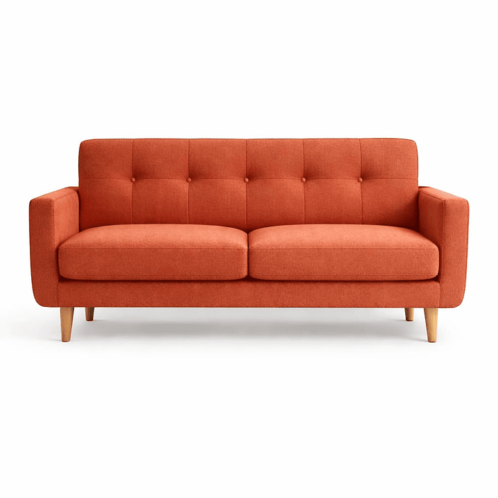 Valencia 170 cm - Terracota - Felpa  1