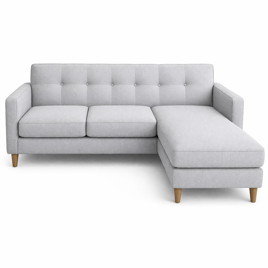 Berlin - 195 cm - Gris Claro - (Lino Hidrorepelente) 1