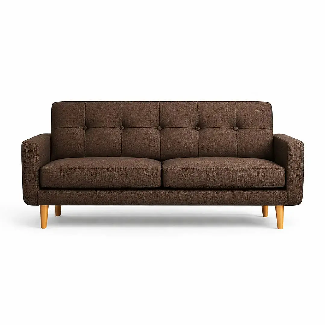 Valencia 190 cm - Chocolate - (Lino hidrorepelente)  1