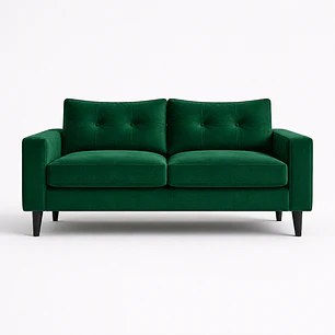 Frutillar 180 cm - Felpa Verde Esmeralda