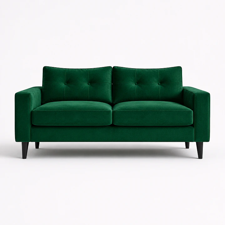 Frutillar 180 cm - Felpa Verde Esmeralda 1