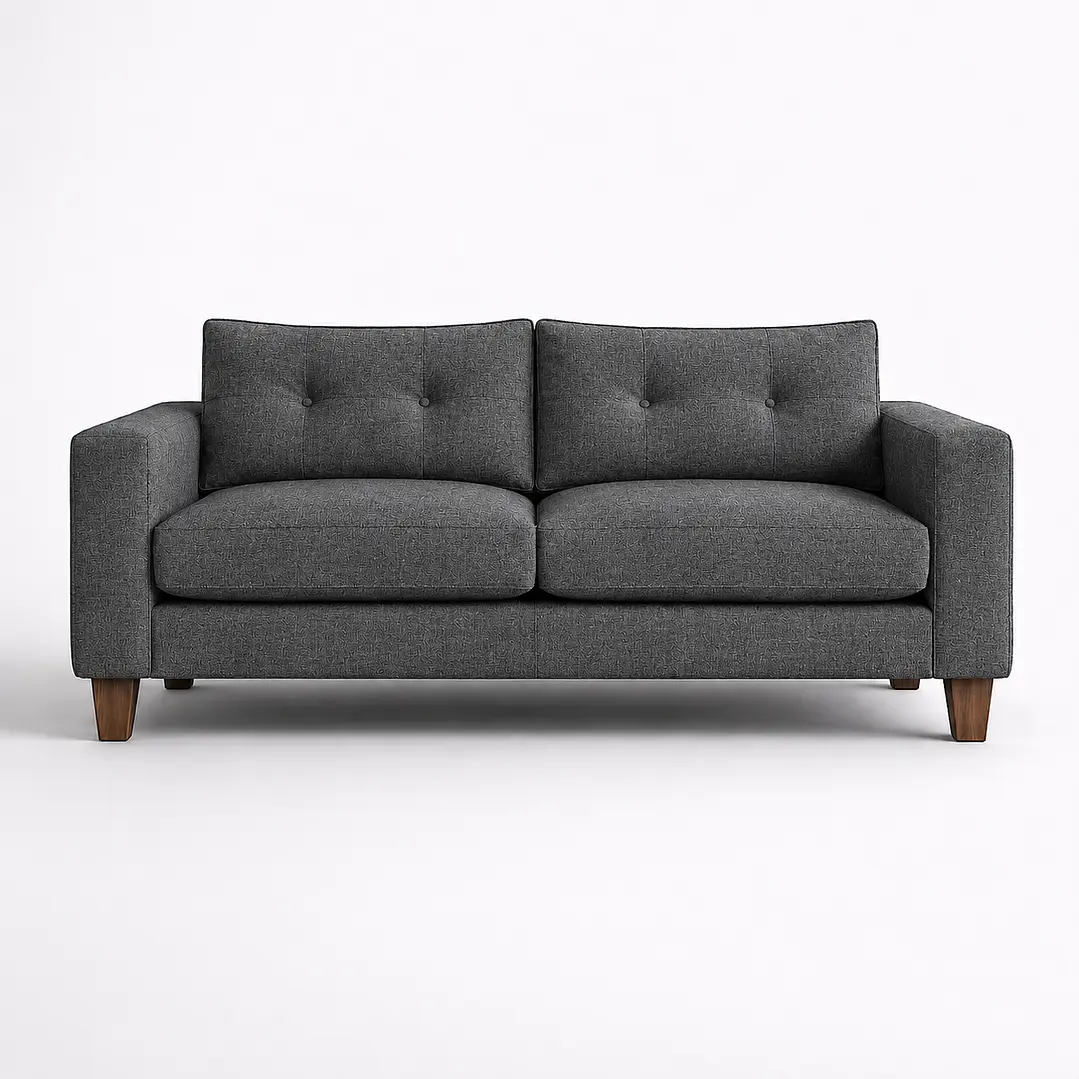 Sofá Frutillar 180 cm - Lino hidrorepelente Gris Oscuro 1