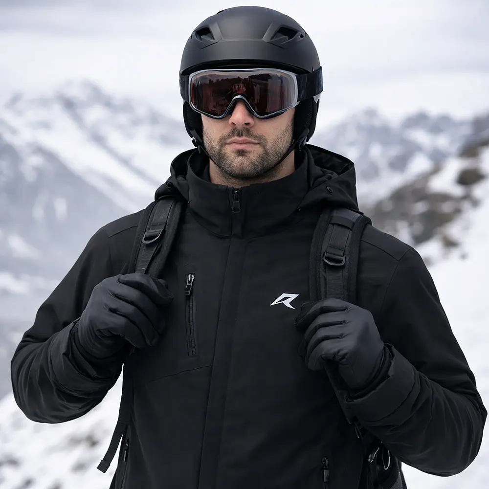 Cortaviento Rebel Shadow-Pro Negro Doble Capa