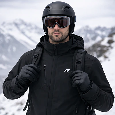 Cortaviento Rebel Shadow-Pro Negro Doble Capa