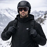 Cortaviento Rebel Shadow-Pro Negro Doble Capa