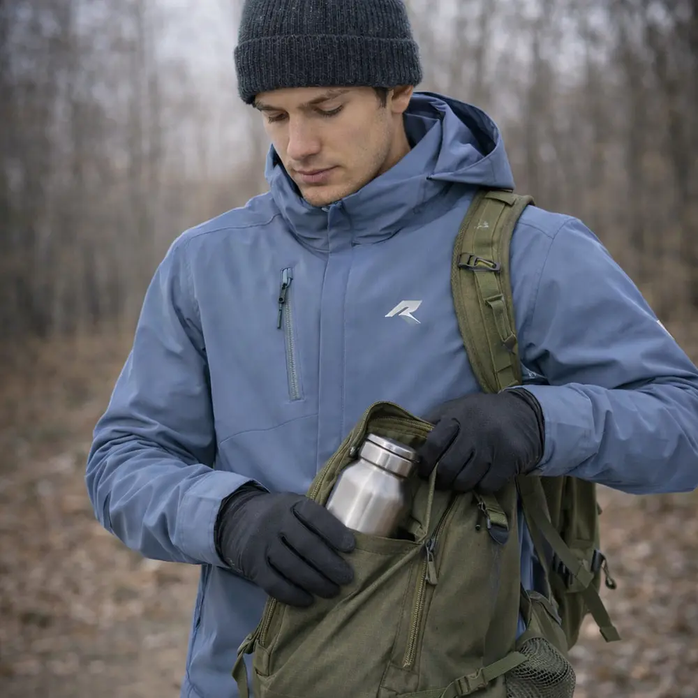 Cortaviento Rebel Sky-Pro Celeste Doble Capa