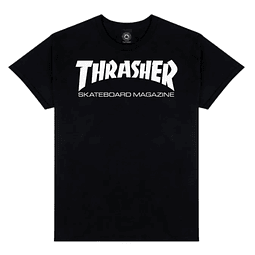 POLERA MARCA THRASHER  SKATE MAG LOGO