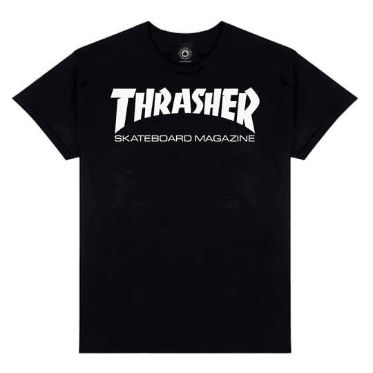 POLERA MARCA THRASHER  SKATE MAG LOGO