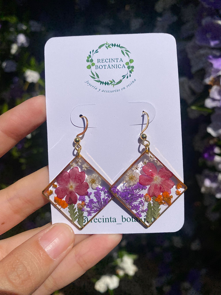 Aros Florales Cuadrados 2