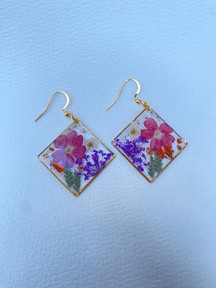 Aros Florales Cuadrados