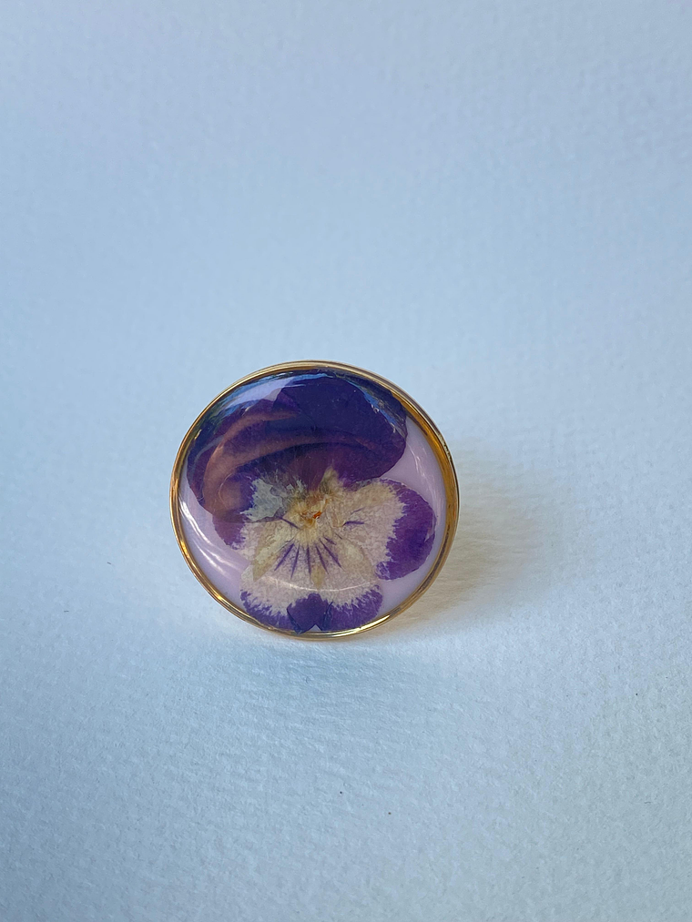 Anillo Pensamiento Florido 1