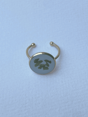 Anillo Palito Negro Dorado