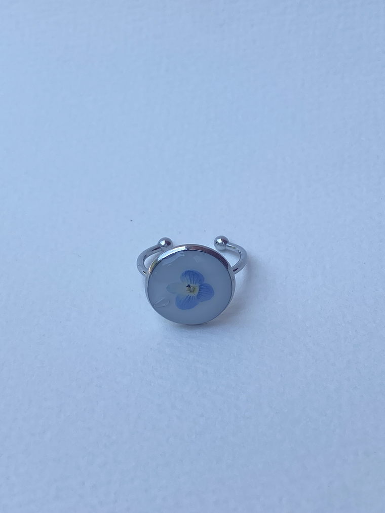 Anillo Verónica Plateado 1