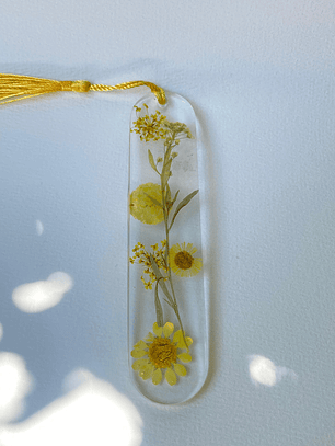 Marcapágina Flores Amarillas