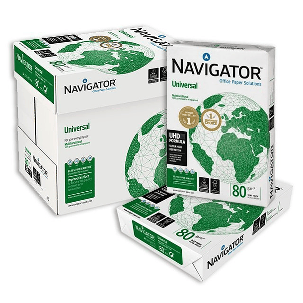 Papel Navigator A4 80g ﻿(500 Folhas/Resma)