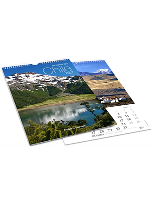 Calendario Mural Recorriendo Chile 2027 DISPONIBLE PRONTO