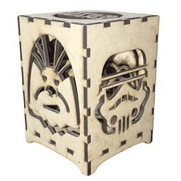 Porta Vela Artesanal Candelabro - Star Wars 