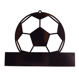 Cuadro Personalizable con Nombre – Pelota de Fútbol - Decoración Temática Deportes