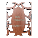 Caja De Madera Para Botella De Vino con Mensaje Personalizado