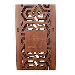 Caja De Madera Para Botella De Vino con Mensaje Personalizado