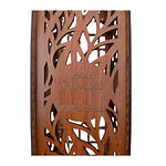 Caja De Madera Para Botella De Vino con Mensaje Personalizado