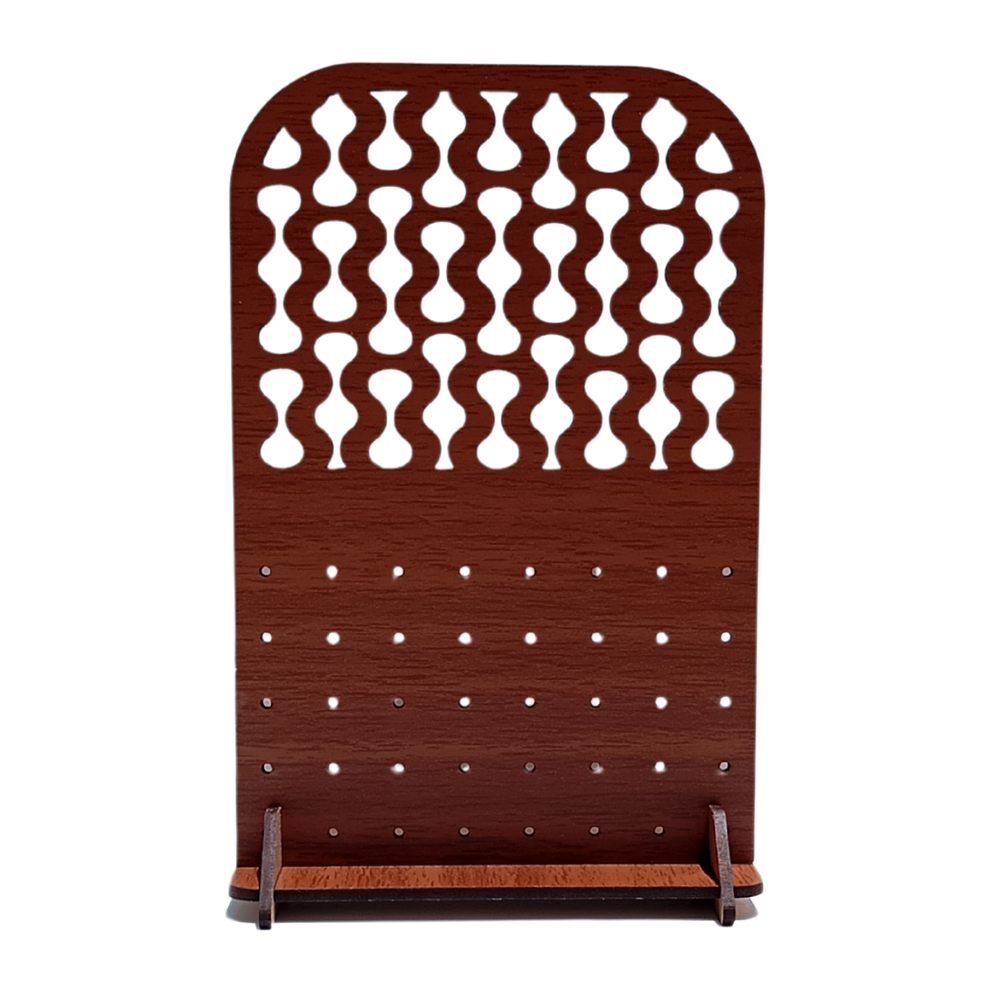 Exhibidor Artesanal De Aros Zarcillo