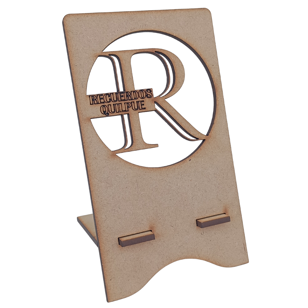 Porta Celular De Escritorio - Personalizado con Nombre