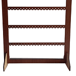 Organizador De Aros Exhibidor Porta Aros Artesanal De Madera