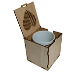 Corazón San Valentín - Cajas De Madera Para Tazón 11 Oz. 6u