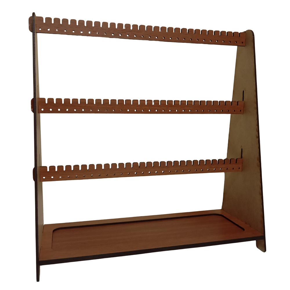 Organizador Exhibidor Soporte De Aros Zarcillo - Madera