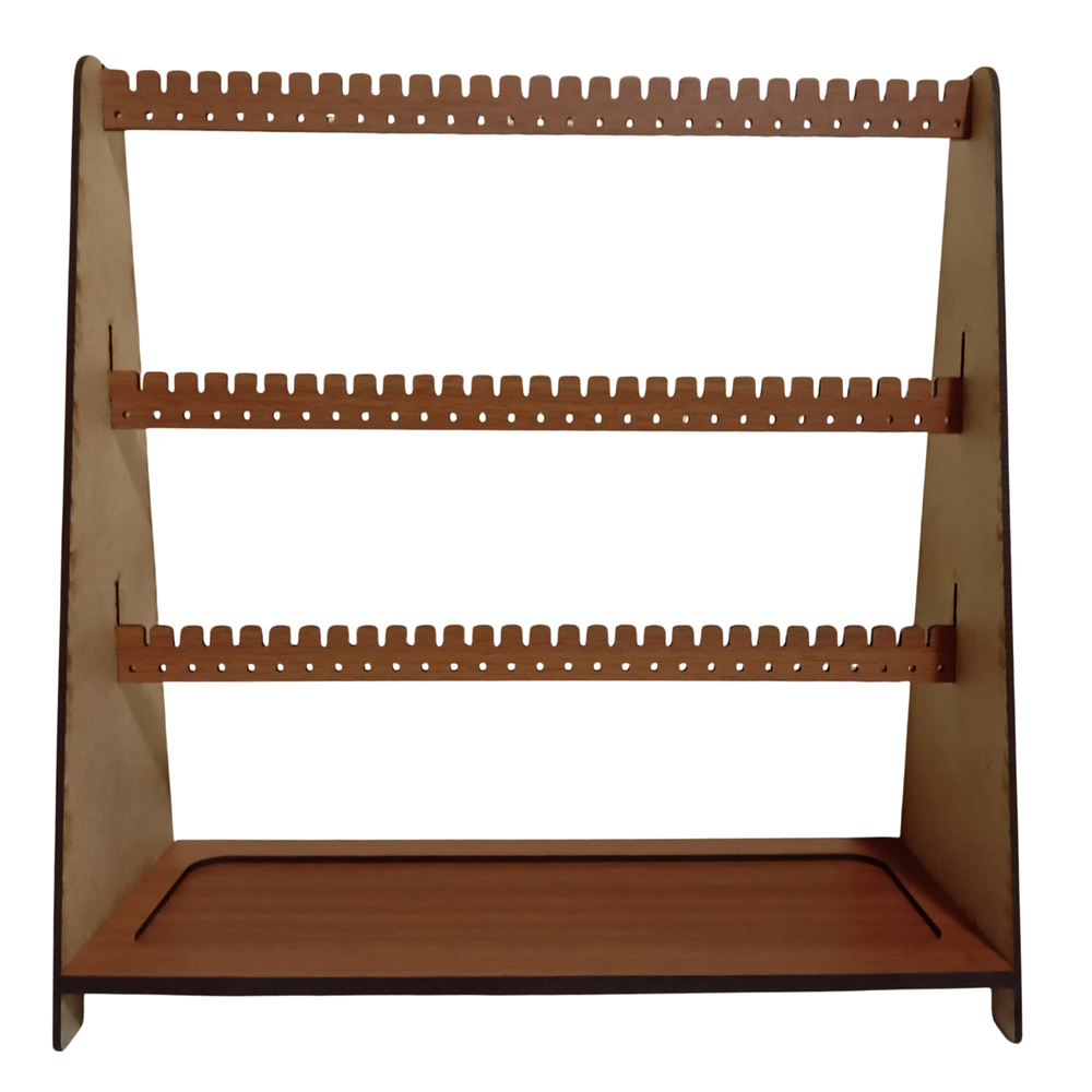 Organizador Exhibidor Soporte De Aros Zarcillo - Madera