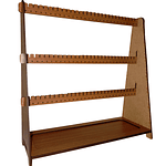 Organizador Exhibidor Soporte De Aros Zarcillo - Madera
