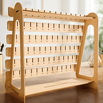 Organizador Exhibidor De Aros Zarcillo De Madera - Joyería