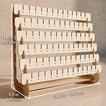 Organizador Exhibidor De Aros Zarcillo De Madera - Joyería