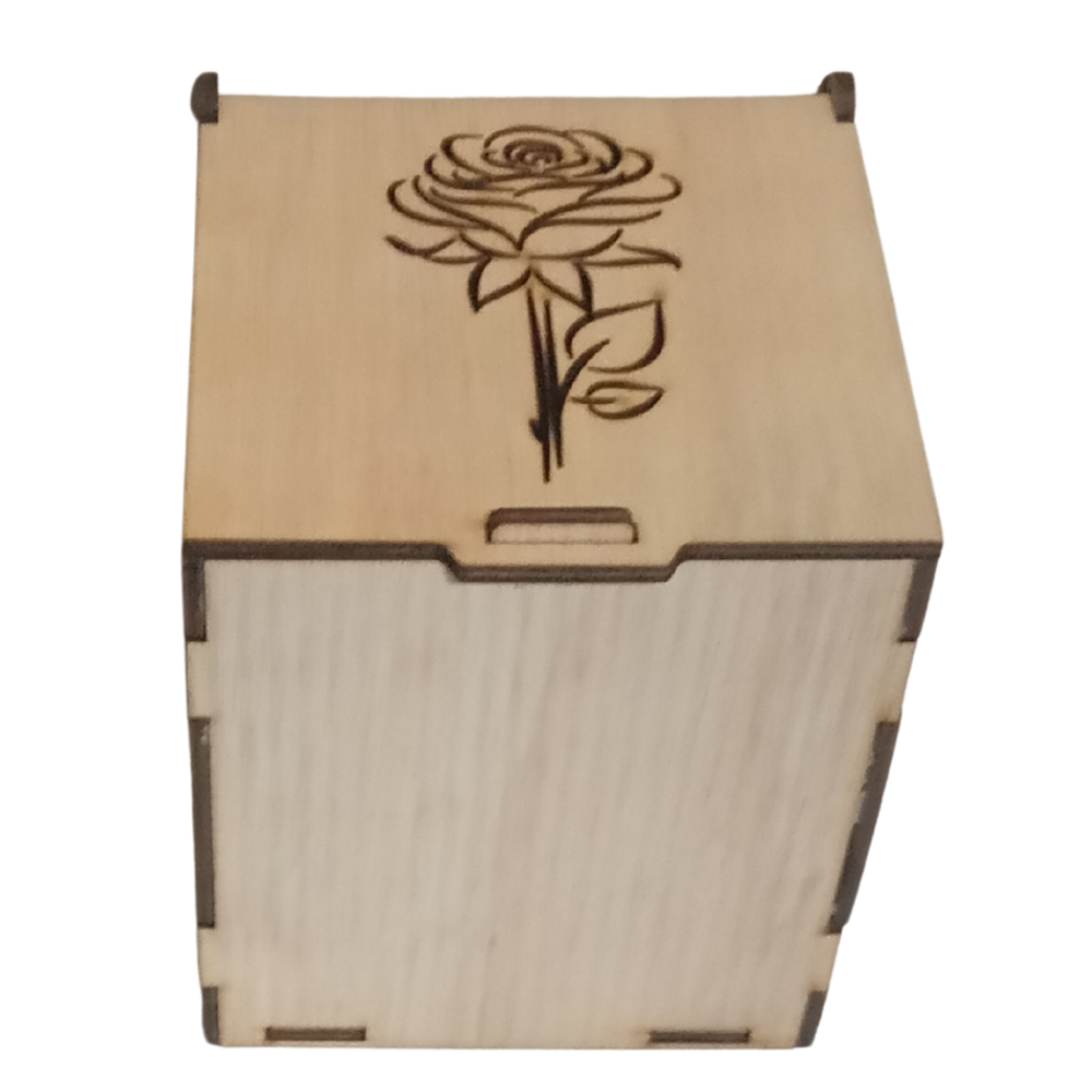 Corazón San Valentín, Rosa o Lisa - Cajas De Madera Para Tazón 11 Oz. 6u