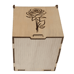 Corazón San Valentín, Rosa o Lisa - Cajas De Madera Para Tazón 11 Oz. 6u