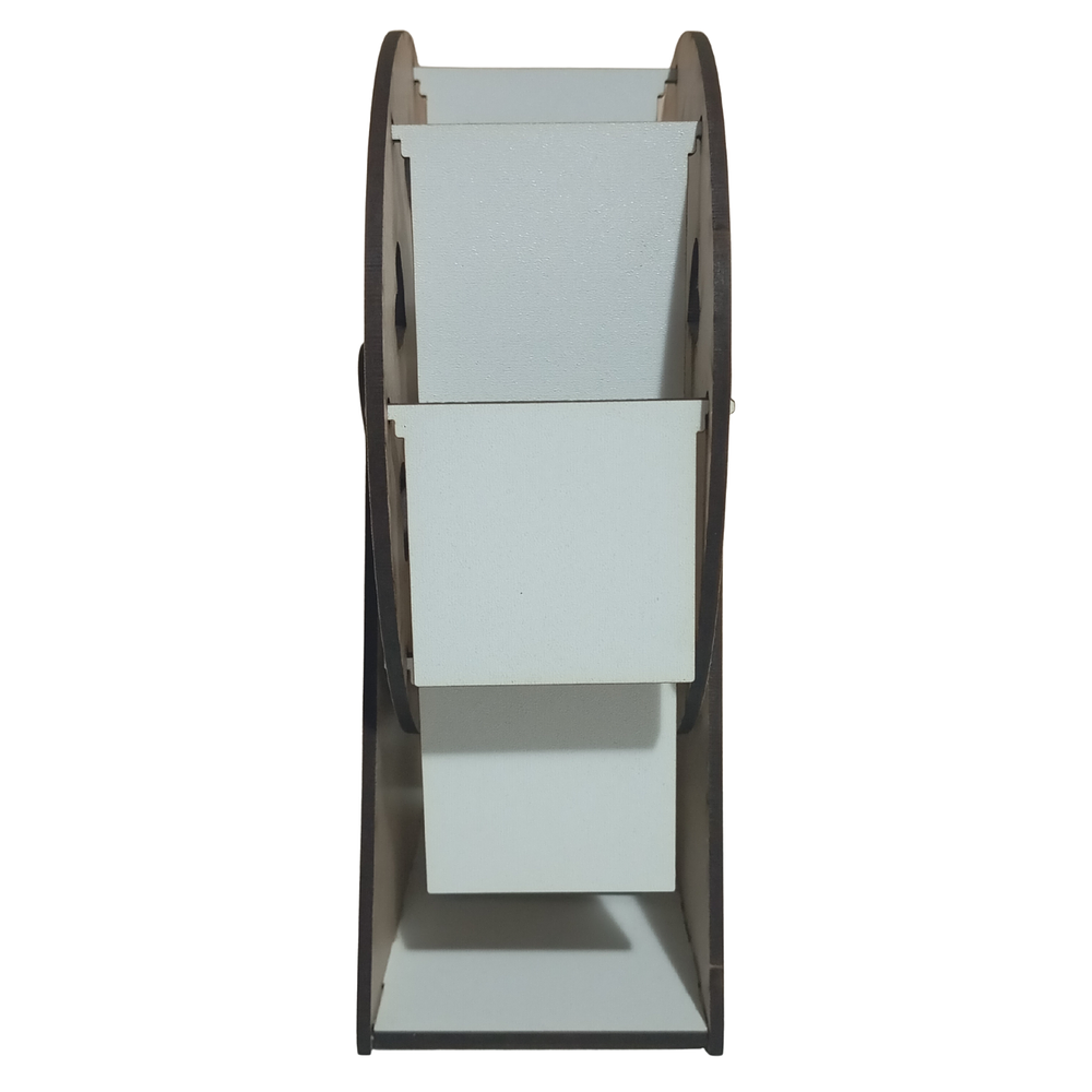 Rueda De La Fortuna En Madera - Mdf Blanco Sublimable