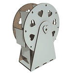 Rueda De La Fortuna En Madera - Mdf Blanco Sublimable