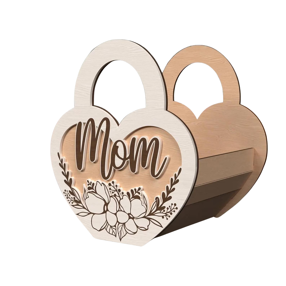 Repisa de Madera - Porta Plantas & Flores - Día de las Madres