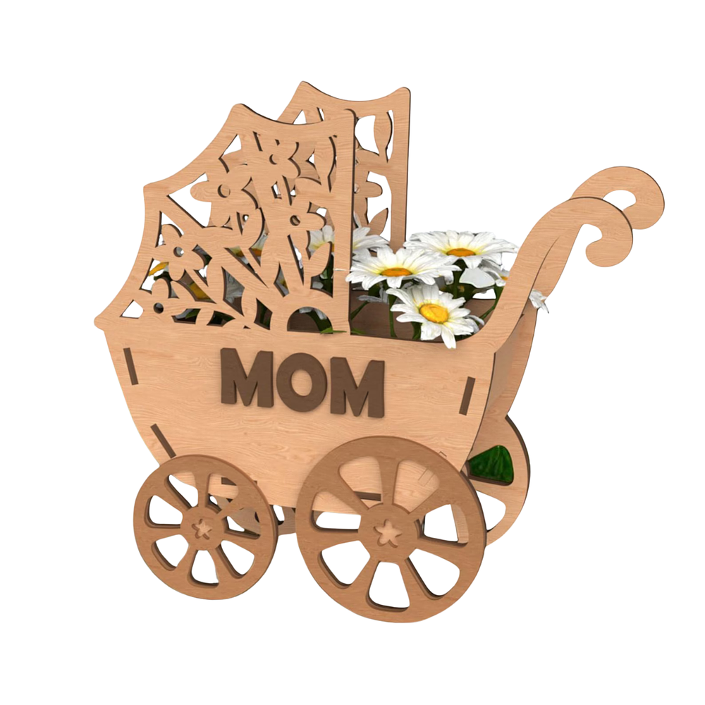 Repisa de Madera - Porta Plantas & Flores - Día de las Madres