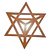 Cuadro de Madera Geometría Sagrada - Merkaba